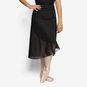 So Danca: So Danca Long Curvy Wrap Skirt SL235