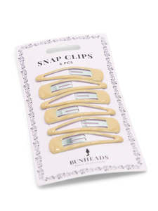 Capezio Bunheads Snap Clips Blonde BH1512U
