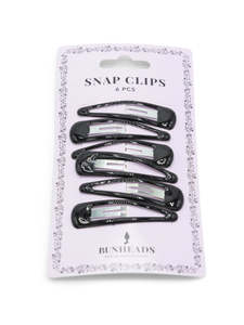 Capezio Bunheads Snap Clips Black BH1515U
