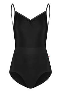 Yumiko RTW Micah Pinch front leotard in Black