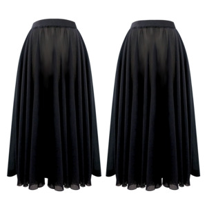 New Arrivals: Danse De Paris Velvet Chiffon Full Circle Skirt S0012L