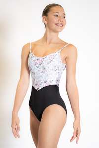 Danse de Paris Demi Jardin Lilas Ebony Leotard L0112L
