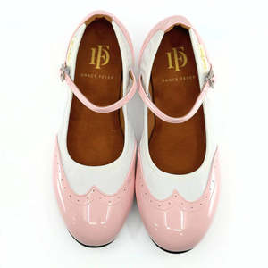 Dance Fever Rock n Roll Flat Leather Sole 2083