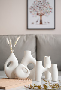 Products: Stoneware Art Vase Puredeco