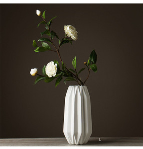 Products: Origami White Ceramic Vase Puredeco