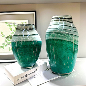 Products: Emerald Tide Liuli Vase Puredeco