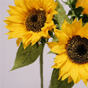 Products: Artificial Real-touch Big Branch Sunflower Puredeco