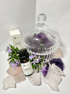 Products: Amethyst Crystal Diffuser Bowl Puredeco