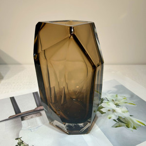 Products: Amber Prism Liuli Vase Puredeco