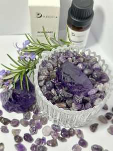 Amethyst Crystal Chips Bowl Puredeco
