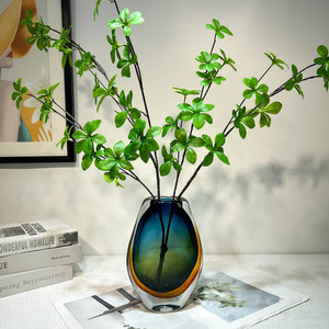 Bicolor Heavy-glass Vase Puredeco