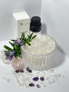 Clear Quartz Crystal Chips Bowl Puredeco