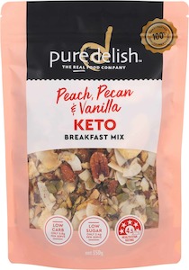 Peach, Pecan & Vanilla Breakfast Mix 350g