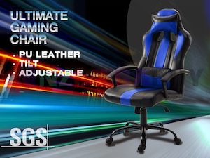 Gaming Office Computer Racing Chair *Blue