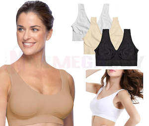 Clothing Fashion: 3pc x Seamless Sport Bra so comfy *6 Sizes