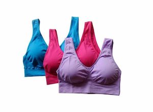 Clothing Fashion: 3pc Seamless Bras with Removable Pads *6 Sizes