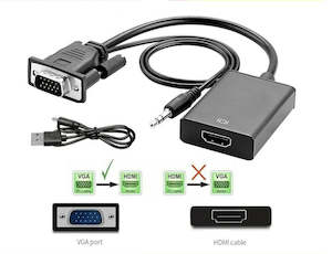 Computers: VGA Male to HDMI Female