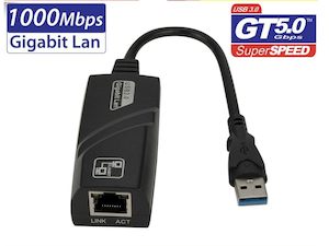 Computers: USB 3.0 to Gigabit RJ45 Ethernet LAN Adapter 1000Mbps for PC Laptop Mac