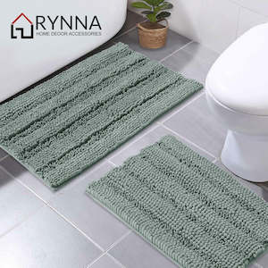 Bathroom: 2 Piece Bathroom Set Bathroom Rugs Bath Mat Set*Sage