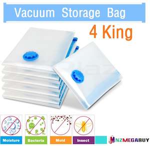Home Decor: Reusable Vacuum Seal Travel Bag 100 x 130* 1pcs,4pcs,8pcs