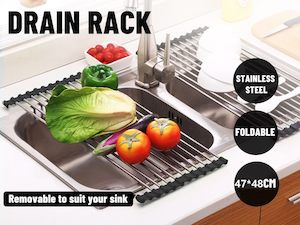 Kitchen: Dish Drainer Rack, dish dryer * Roll up ( 28 CM, 38CM 48CM )