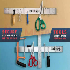 Kitchen: Magnetic Wall Mount Knife Storage Holder Utensil Rack Shelf Kitchen Chef *40CM