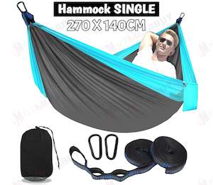 Outdoor Garden Conservatory: Camping Hammock Single*Blue