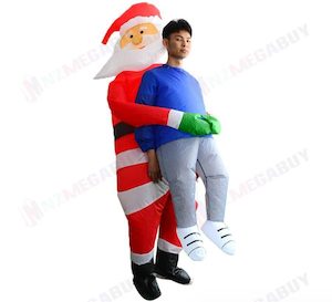 Party Festive Supplies: Christmas Inflatable Clothes Santa Claus Cosplay Costumes