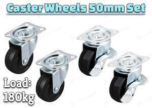 Outdoor Furniture: Caster Wheels Kit 50mm