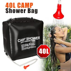 Camping Toilet Showers: Camping Solar Shower portable Bag 40L
