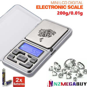 DIGITAL POCKET SCALES JEWELLERY PRECISION ELECTRONIC WEIGHT LAB* 2 Sizes