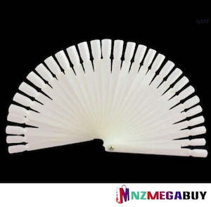 50 x Nail Art Tips Polish Practice Display Foldable