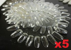 Heath Beauty: 100 Nail Art Tips Display Practice Polish Gel Tool