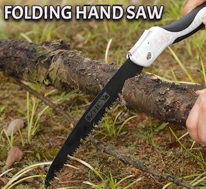 Tools: Folding Hand Saw Cutting Garden Pruning Camping Saw