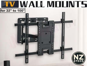 TV Wall Mount Bracket Heavy Duty Double Arm 32"-100"