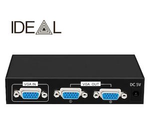 1 PC to 2 Monitor VGA LCD Splitter Box (Clearance)