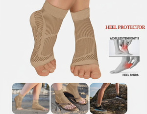 Clothing Fashion: 1 Pair Plantar Fasciitis Compression Socks Heel Foot Arch Pain Relief Support * 2 Sizes