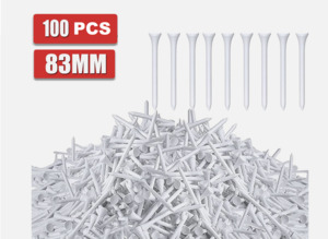 Wood Wooden Golf Tees 83mm  x 100pc