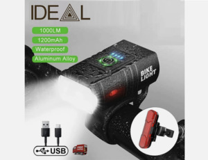 Sports: Bike Light Set Rechargeable