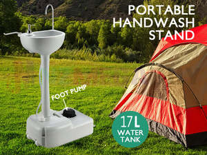 Camping Portable Sink Wash Stand 17L Water Capacity