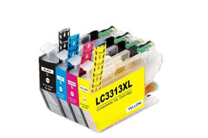 High-Yield Compatible Brother LC3313 Ink Cartridges – Black & Colour