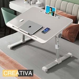 Computers: Foldable Laptop Bed Desk Adjustable Height Angle Portable Table