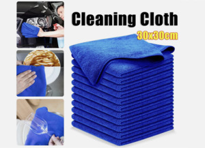 Home Garden Nz: 10pcs Car Soft Microfibre Cloth Dish Glass Bulk Cleaning Microfiber Gym Towels