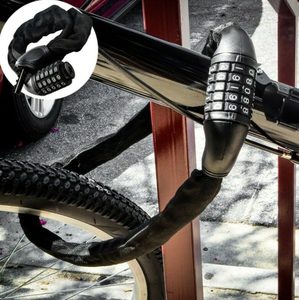 Sports: 5-Digit Portable Bike Lock Secure Your Ride with Ease