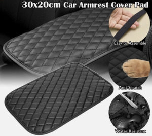 Universal Car Armrest Cushion Cover Center Console Box Pad Protector Accessories
