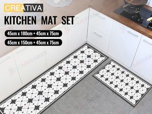 Kitchen Mat Set 2PCS – Non-Slip Washable Kitchen Mats