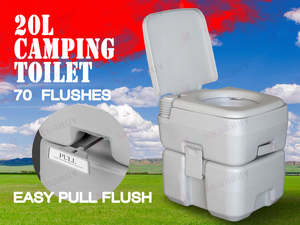 20L Portable Camping Toilet NZ – Self-Contained, Durable & Easy to Use