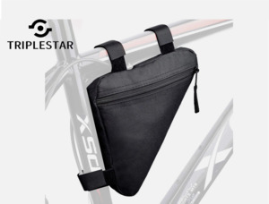 Bikes Accessories Triangle Frame Bag – Waterproof Cycling Pouch Black