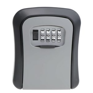 Key Lock Box Wall Mounted 4 Digit Combination Key Safe Outdoor