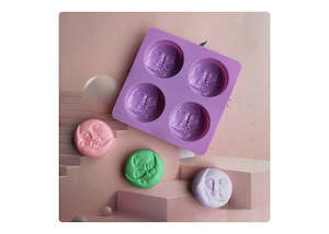 Soap Molds: Soap/Candle Mold - Moon Face